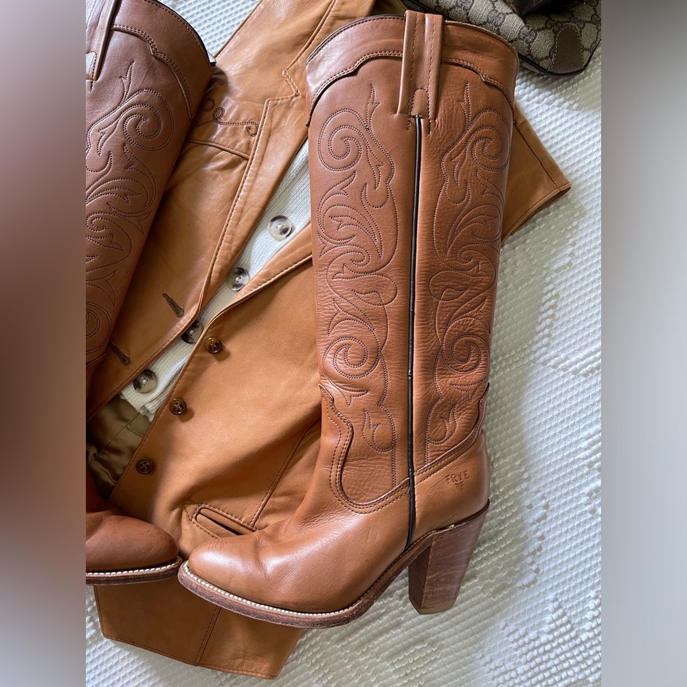 FRYE | Stitched Knee High Boots
